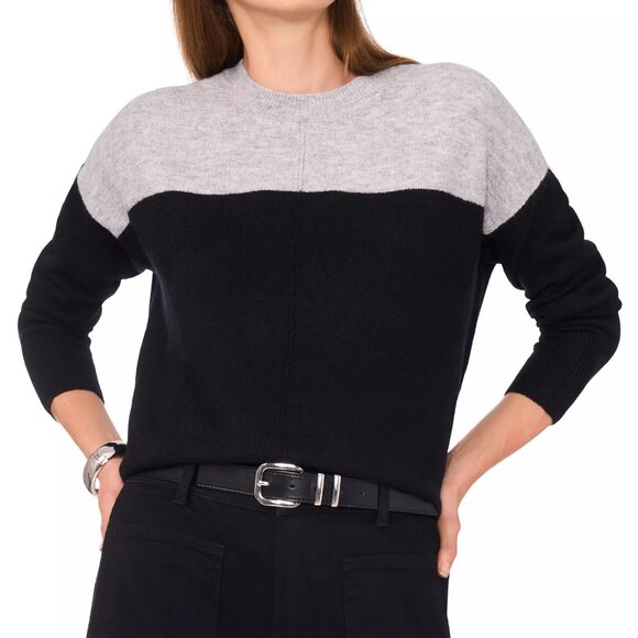 Vince Camuto Sweaters - Vince Camuto Extended Shoulder Color Blocked Sweater